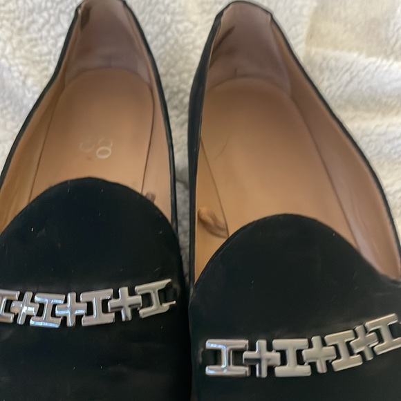 Franco Sarto Farrah Vegan Suede Chain Loafers - Picture 7 of 9